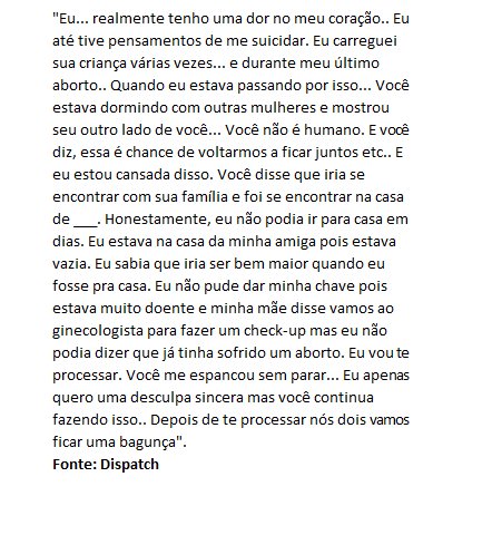 offensivekpop's tweet photo. texto da ex-namorada: https://t.co/a2g8vO0Alx