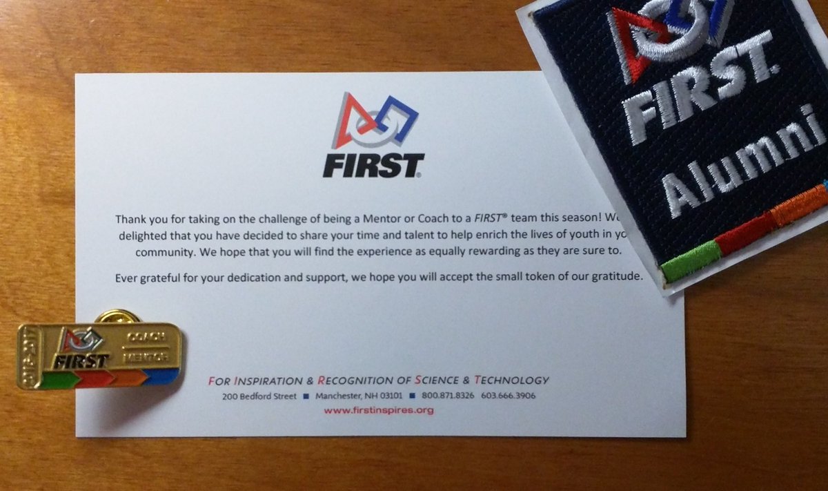 Q2FIRST's tweet photo. Thanks @FIRSTweets 👍 https://t.co/H4txbquUz8