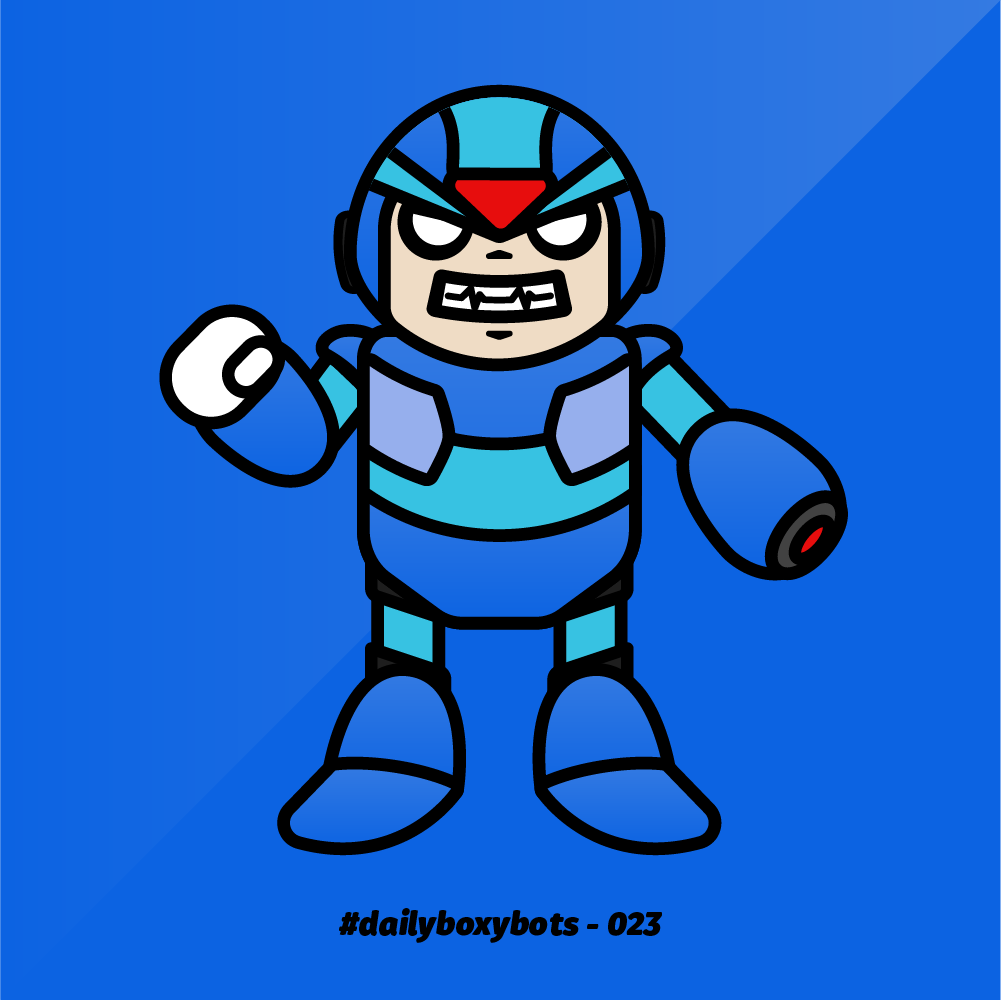 boxybots's tweet photo. Here's day 023 of the #DailyBoxybots challenge - Mega Bot! https://t.co/wyZWyOj0Yf