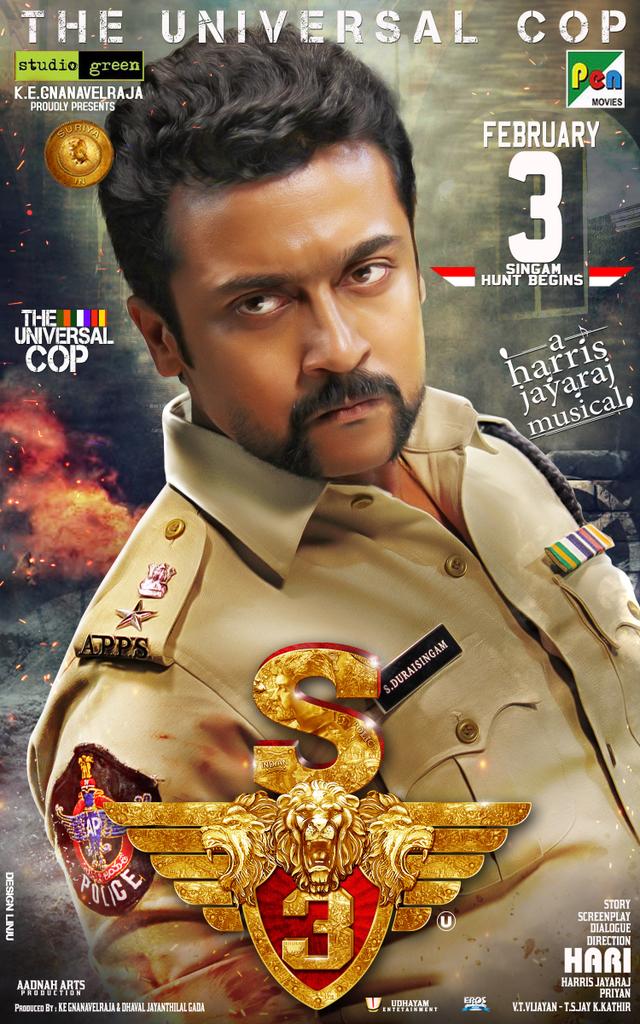 artistryhere's tweet photo. Ready? All set? #S3FromFeb3rd !!
Hope it is the final date !! @StudioGreen2 @PenMovies #TheUniversalCOP @Suriya_offl !! https://t.co/TFrWpPnuGk