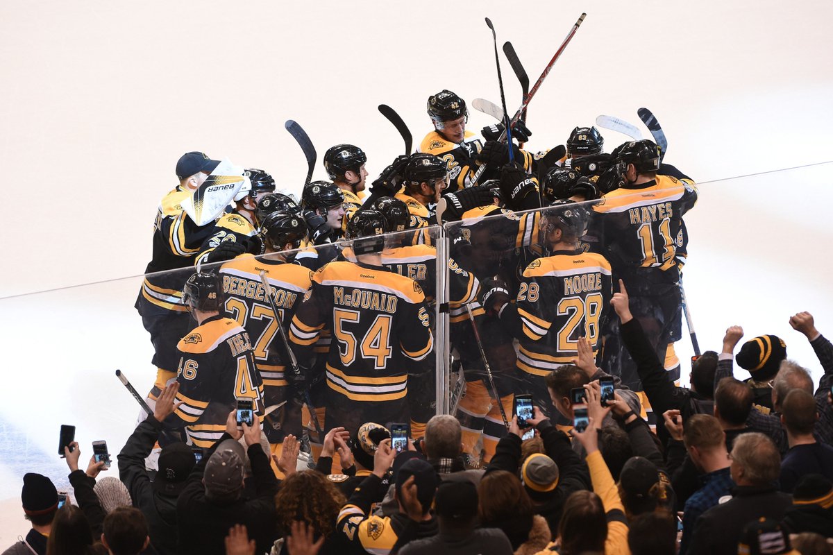 NHLBruins's tweet photo. David Pastrnak fired in the OT-winner to lift #NHLBruins to a 4-3 win over Detroit on Tuesday.

Recap + Highlights: https://t.co/KixubOXaRv https://t.co/T2hdiOx7Pi