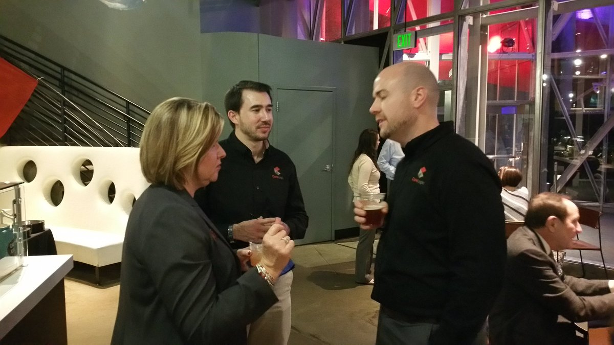 NWCNorman's tweet photo. The #OUreception is underway! Great opportunity to catch up with colleagues, establish new relationships, and have a great time! #AMS2017 https://t.co/nXnTHg0ksj