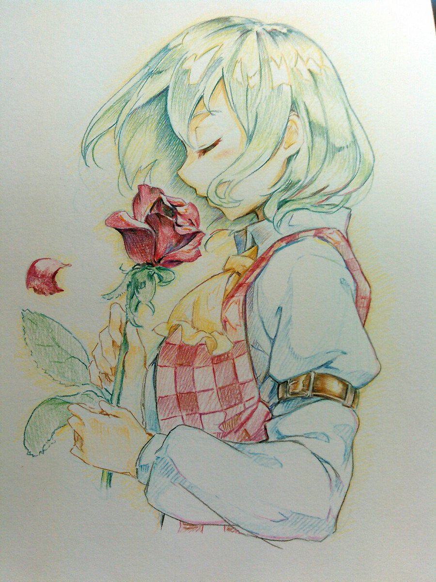 風見幽香 「バラかりん #東方 」|あすとらのイラスト