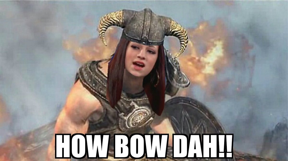 #cashmeousside #skyrim #howbowdah #fusrodah