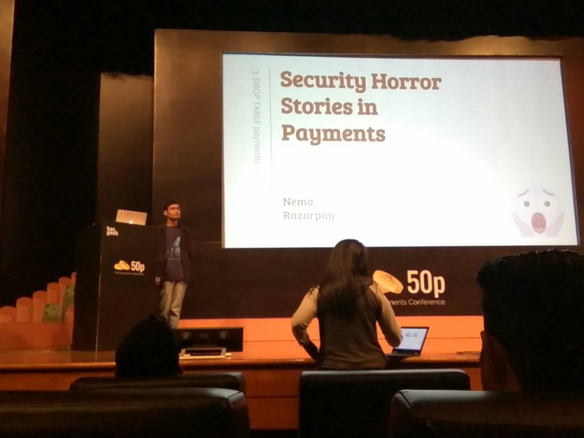 akshay_bhalotia's tweet photo. Our own @captn3m0 shares his nightmares #50p #AskNemo https://t.co/73fXWRjXot