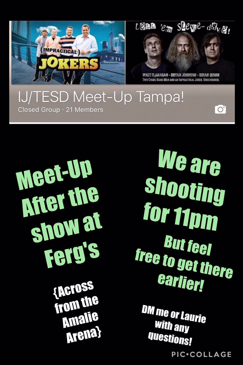 TenderloinsArmy's tweet photo. IJ Tampa show peeps! ❤
Find us on Facebook! https://t.co/Aya2c9rV7V