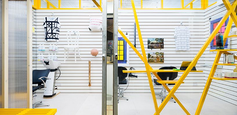 designboom's tweet photo. sam jacob studio has completed the refurbishment of an art gallery / hair salon in london https://t.co/xEOz1h0uFP @_SamJacob @dkuksalon https://t.co/UnbnBTBehd