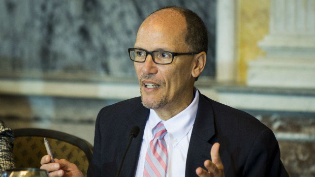 thehill's tweet photo. Perez: Dems should treat Trump like GOP treated Obama https://t.co/vbUXKgmJs8 https://t.co/4KB3N8NCzo
