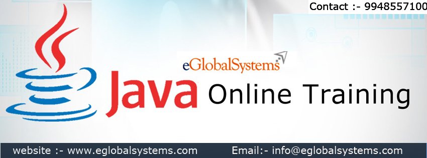 Eglobalsystem1's tweet image. #java_online_training - #eglobalsystems
for more details plz link below:-
eglobalsystems.com/java-online-tr…