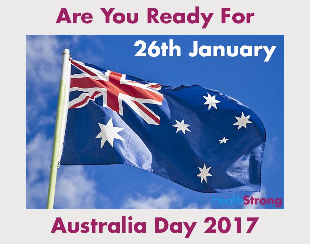 HealthStrongAHS's tweet photo. Tomorrow is Australia Day!  Do you have all of your snacks and supplies?  Make sure to enjoy the day.  Stay safe and healthy.

#Australiaday https://t.co/POJ2uk1YJC