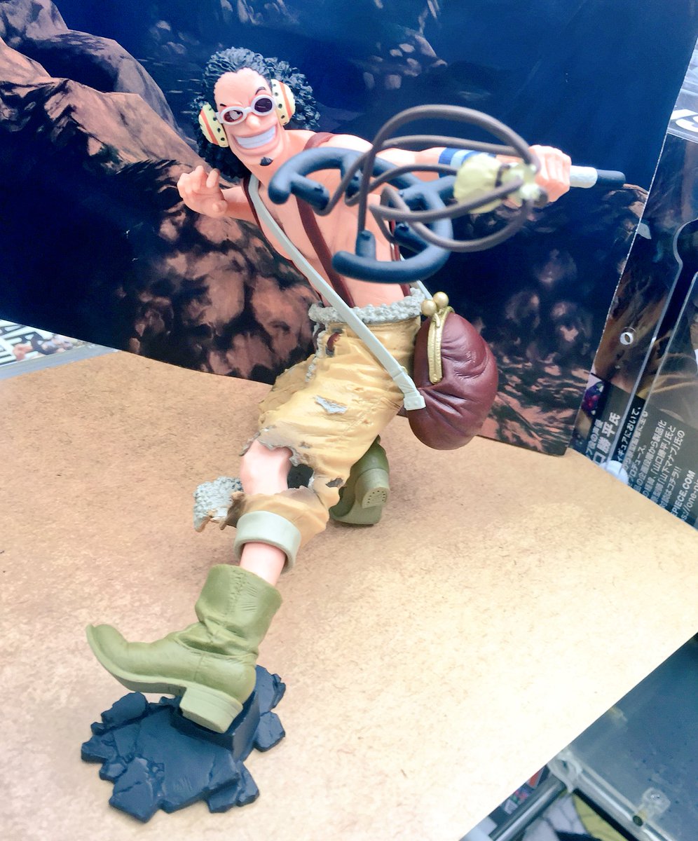 セガ福井 A Twitteren ワンピースより ウソップのフィギュア入荷しました なんとこちらウソップ役の声優 山口勝平さんが完全監修されています ウソップと共に歩んできたからこそのこだわりを感じられるフィギュアです どの角度からも見応え満点 是非ゲット