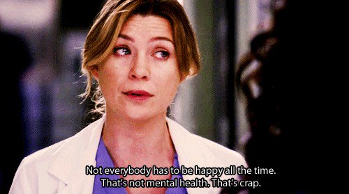 lissendicott's tweet photo. Meredith Grey knows what's up #BellLetsTalk https://t.co/P5AfSnrRwE