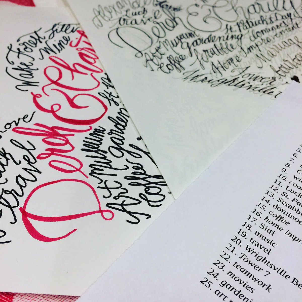 PostandScribe's tweet image. Working on personalized Valentine art available soon for custom orders. 💘. #valentine #customart #personalized #ValentinesDay #love