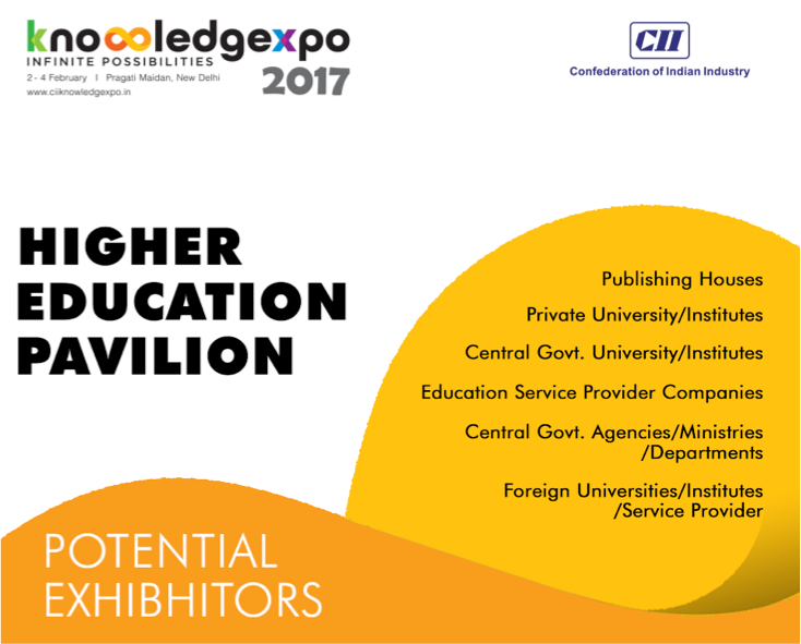 CIIKnowledgexpo's tweet photo. Get the best suggestions and views from the #Institutes, #Ministries &amp; #Education Service Provider Companies at the #KXPO2017. @FollowCII https://t.co/ZETGEzaeJO