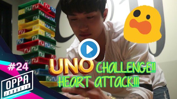 hartini1025's tweet photo. [OPPA JAKARTA #24] UNO CHALLENGE!! HEART ATTACK!!!!
https://t.co/FBrqCT6P8a
#leejeonghoon #oppajakarta #unostacko #youtubechannel #youtuber https://t.co/4xyHYJxB89