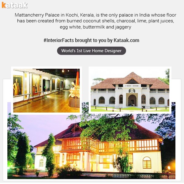 Kataakcom's tweet photo. We bet you didn't know these #Interior facts! Visit https://t.co/yTzB0h7Qxt - World's 1st Live Home Designer #DIY #InteriorDesign #HomeDecor https://t.co/hkJXBoBUe0