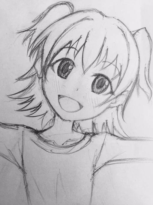 バストアップ練習でみりあちゃん
Paの回復担当です
癒されます(∵) 