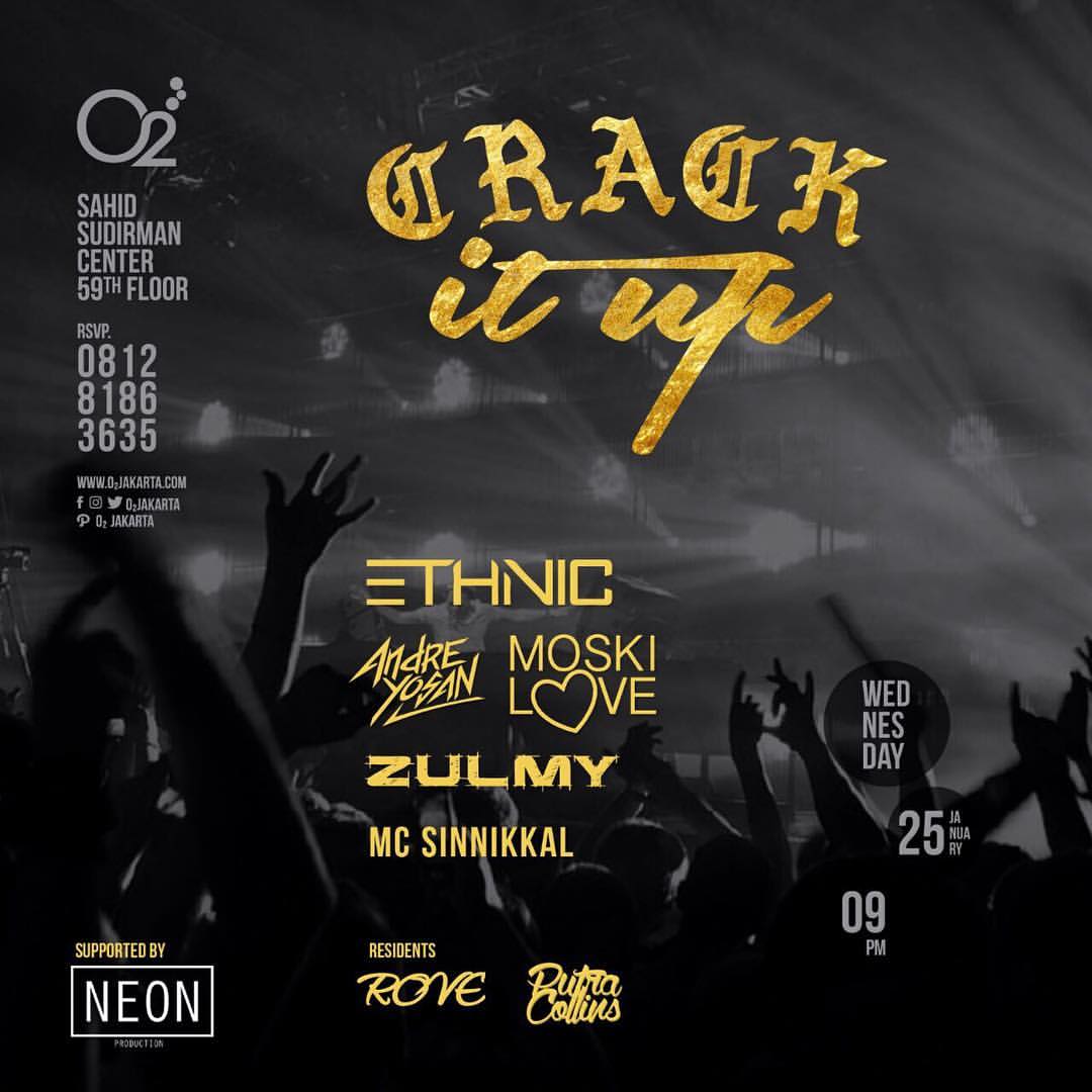 TheBeatJakarta's tweet photo. Crack it Up tonight @O2Jakarta https://t.co/qzUc51TxDM
