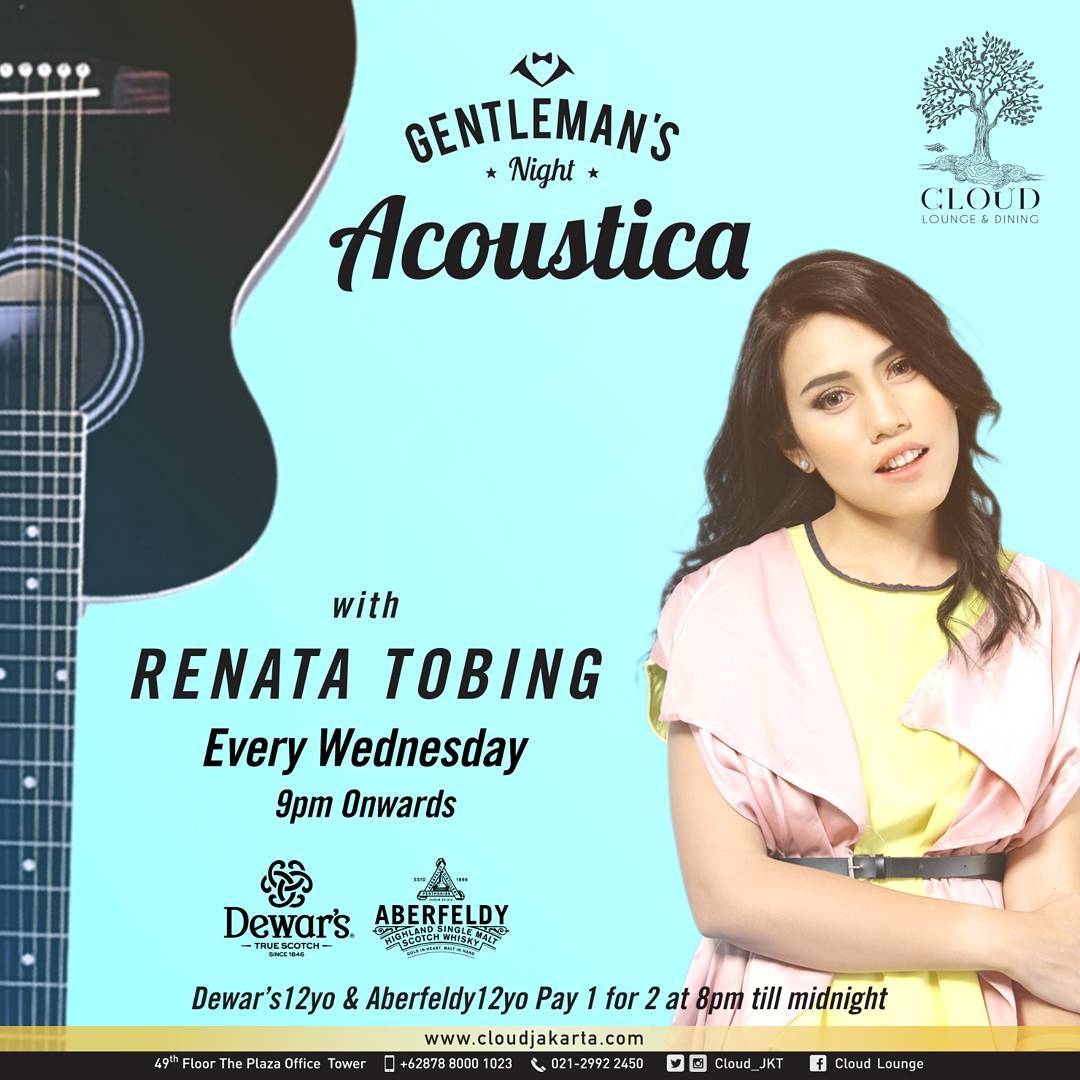 TheBeatJakarta's tweet photo. Gentleman's Night Acoustica with Renata Tobing tonight @Cloud_JKT https://t.co/7MpEXZYB5A