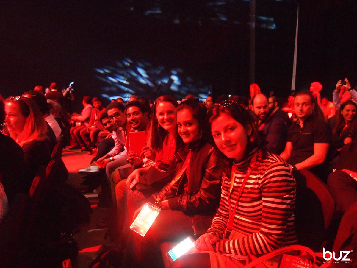 BUZ_MMC's tweet photo. The #BuzDG team at #YTPulseMENA. We can't wait to roll up our sleeves and put all the video tips &amp; tricks to practice! #DigitalMarketing https://t.co/YzFfVblG4M