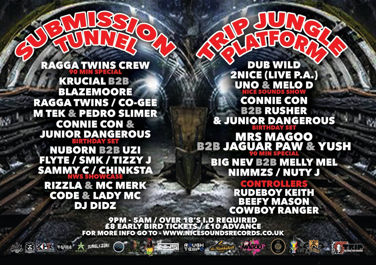 <a href="/badmanuzi666/">UZI</a> hosting <a href="/2nicemusic/">2NICE.</a> Thur 5pm <a href="/RoughTempo/">Rough Tempo</a> #SubmissionTicketGiveAway facebook.com/events/3644344… <a href="/PotentialBB/">Potential Badboy</a> <a href="/VMRTEAM/">▫VMR TEAM▫JUNGLE/DNB</a> <a href="/housedem/">house dem</a>