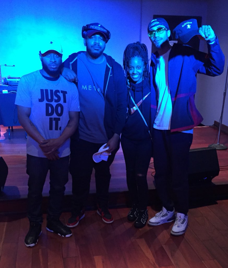 DeezyDaDuce's tweet photo. Much love to @Quentin__Miller & @thecoolismac. Just as cool as dey music, in person. #WDNG. #1317. #LiquidButter. #IfIWereYouNAHYOUAINTME! https://t.co/5ZSBUvCIW5
