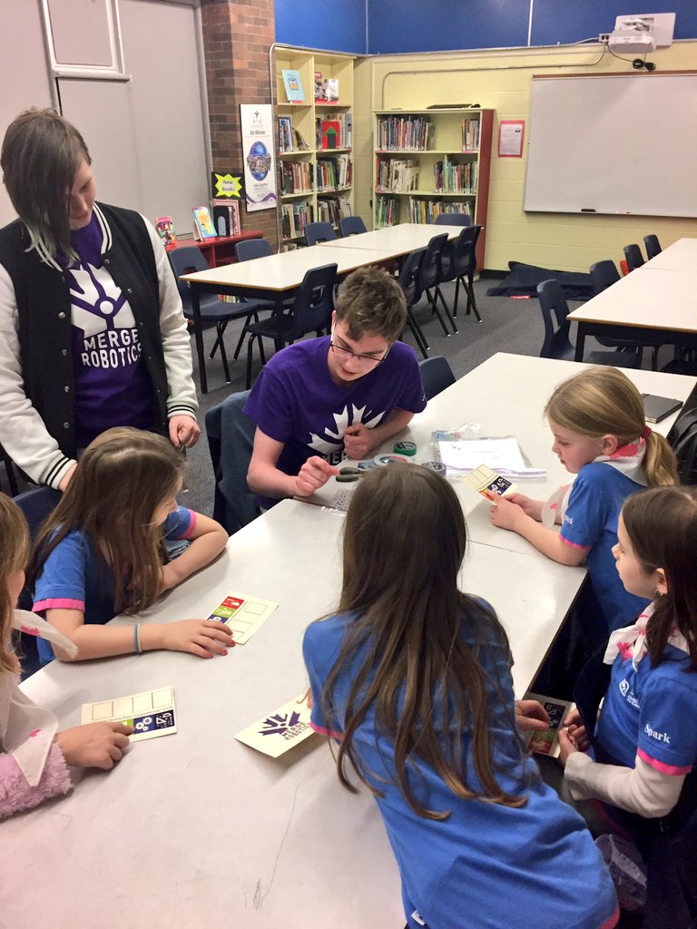 frc2706's tweet photo. Never too young to learn about STEM! Our team had a great time visiting these Sparks! https://t.co/mKMiVlTNQI