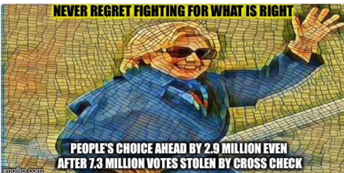 DeathOverTrump's tweet photo. @mmurraypolitics @concerned2345
Not a surprise! #kriskobach used illegal #crosschecks to #hijack #election2016. #HRC was clearly robbed https://t.co/FRElfDnByD