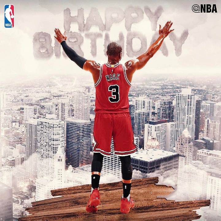 Happy birthday  Dwyane  wade 
