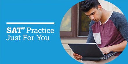 CollegeBoard's tweet photo. College Board + Khan Academy = free SAT prep! Link your accounts tomorrow & start practicing. https://t.co/Ah4bnvjPH2 #ConnectToPractice https://t.co/daBiQDV3x2