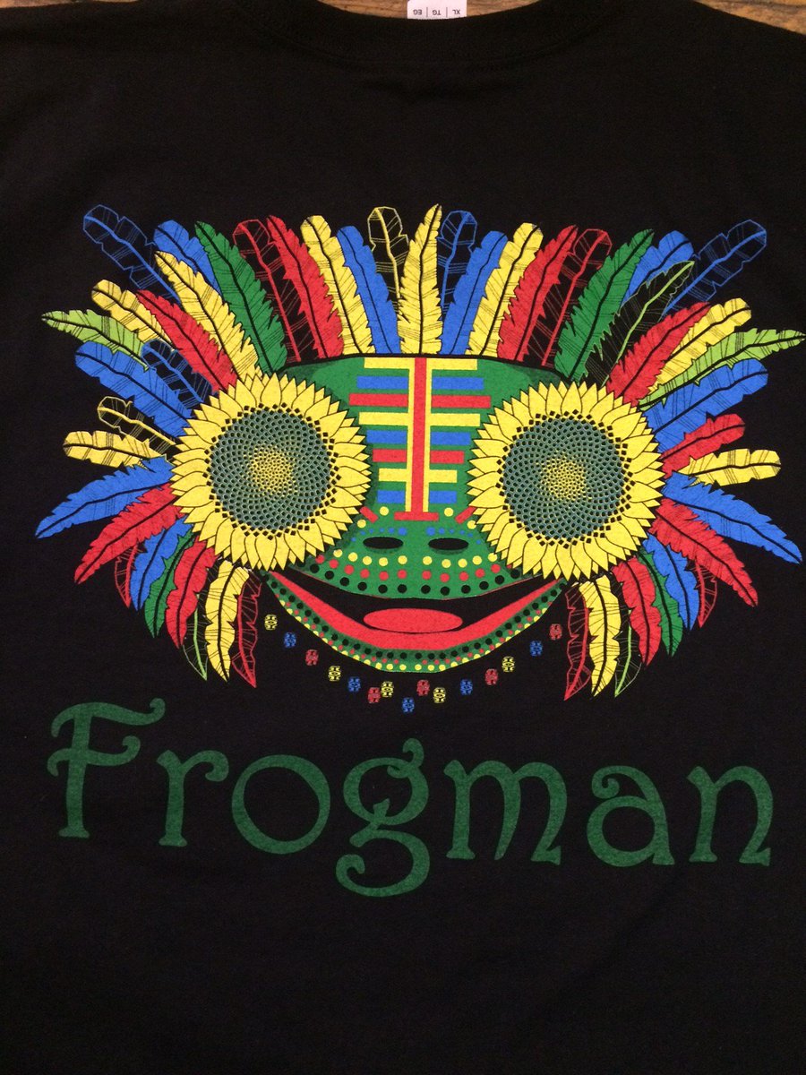 thefrogmanexp's tweet photo. Check out one of our shirts hot off the press! Hoodies &amp; shirts shipping to us today!
 #create #share #hoodie #warmclothes #newyear #goals https://t.co/B4QCtDboJT