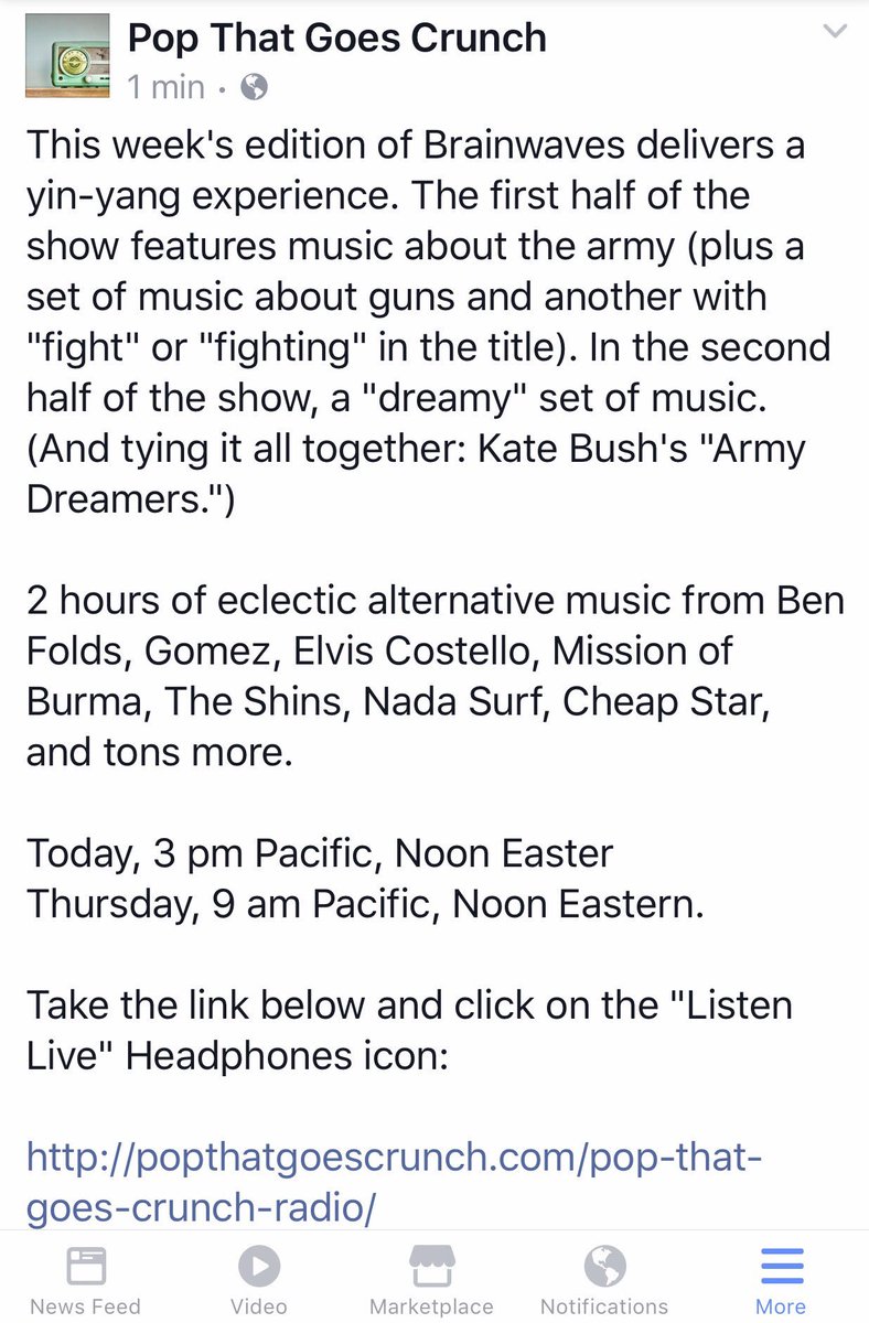 Check out the eclectic mix delivered by Brainwaves. Details below. popthatgoescrunch.com/pop-that-goes-…