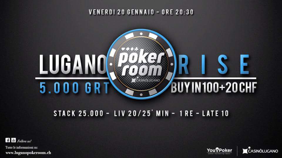 bastilotti's tweet photo. Si riparte venerdì con il LUGANO RISE 5.000 CHF/euro garantiti! Buy-in da 100+20chf
#LeStelleDiLugano2 #Promolugano
#pokerlugano https://t.co/a7L2QnOe3p