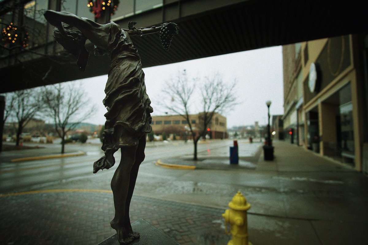 Chris was mobile yesterday and caught this pic while out in the rain and ice.