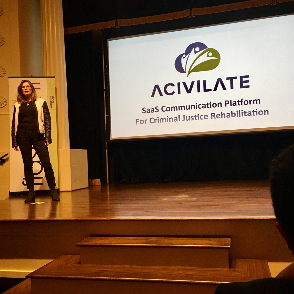 FlashpointGT's tweet photo. @Acivilate, a confidential communication platform for criminal justice rehabilitation. #FPinnovation #FPdemoday https://t.co/GtRXKmvsQb