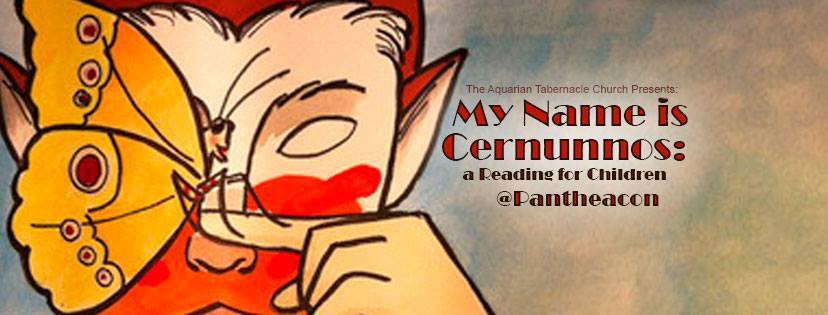 ATCWicca's tweet photo. Kids coming to @PantheaCon ? Join @TheJackalope  for a reading of "My Name is Cernunnos" We can't wait to meet you! https://t.co/V2DuSvpc4h https://t.co/q959POGyPt
