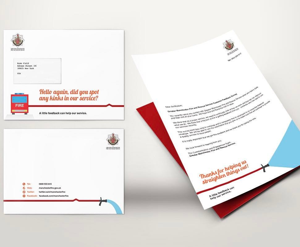 Ctrlmedia's tweet photo. Mailer for Greater Manchester Fire &amp; Rescue Service. A survey for feedback on the great se… https://t.co/ythUSb8OZy https://t.co/rDaHUnA1Bp