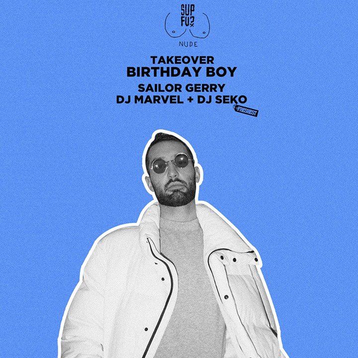 This Saturday @birthdayboyto  makes his way to the #WestCoast to play at <a href="/FortuneSound/">Fortune Sound</a>  in Vancouver, Ca. ow.ly/cFX930863oN