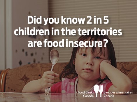 foodbankscanada's tweet photo. Did you know 2 in 5 children in the territories are food insecure? #NorthHunger https://t.co/vGB16r4MZA https://t.co/VLXjlquL9P