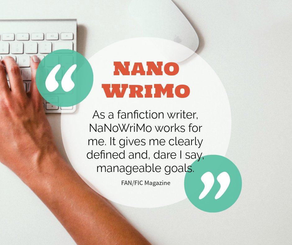 fanslashfic's tweet photo. ICYMI: Why #NaNoWriMo Works for Me https://t.co/ut48s6kCCM #NaNo2016 #CampNaNo https://t.co/EaE9zP8Eee