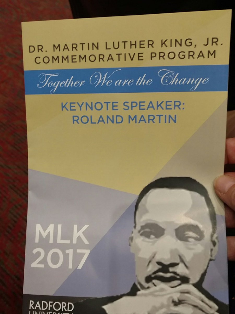 VT_CCC's tweet photo. Glad to join @CDIRadfordU for #MLK keynote @rolandsmartin ! @inclusiveVT #MLKDay #VTMLKDay https://t.co/PuHWgwHUI3