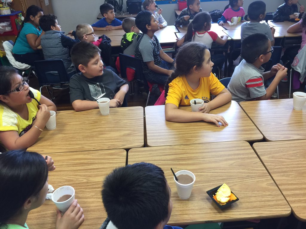 MrsBaethgeClass's tweet photo. Perfect day to enjoy some hot chocolate after working on our procedural writing on "How To Make Hot Chocolate". @mrsstyranse #january17nse https://t.co/f9uNGI9Kdy