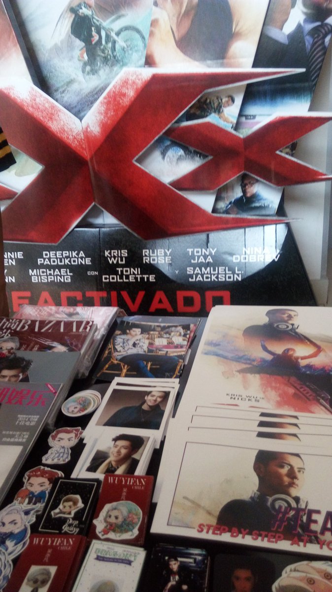 KrisWuChile's tweet photo. #xXx3TheMovie Avant Premiere in Chile #KrisWu Fanclub #TeamNicks https://t.co/OIGgjFVOac