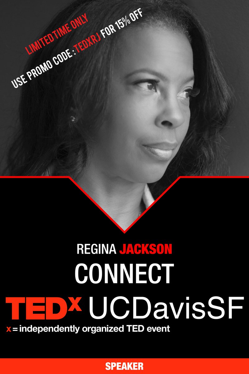reginaoak's tweet photo. Join Me!!! @TEDxUCDavisSF . If you want to participate in the live audience discounts apply. #connectinvesttransform https://t.co/QkNy19oshR