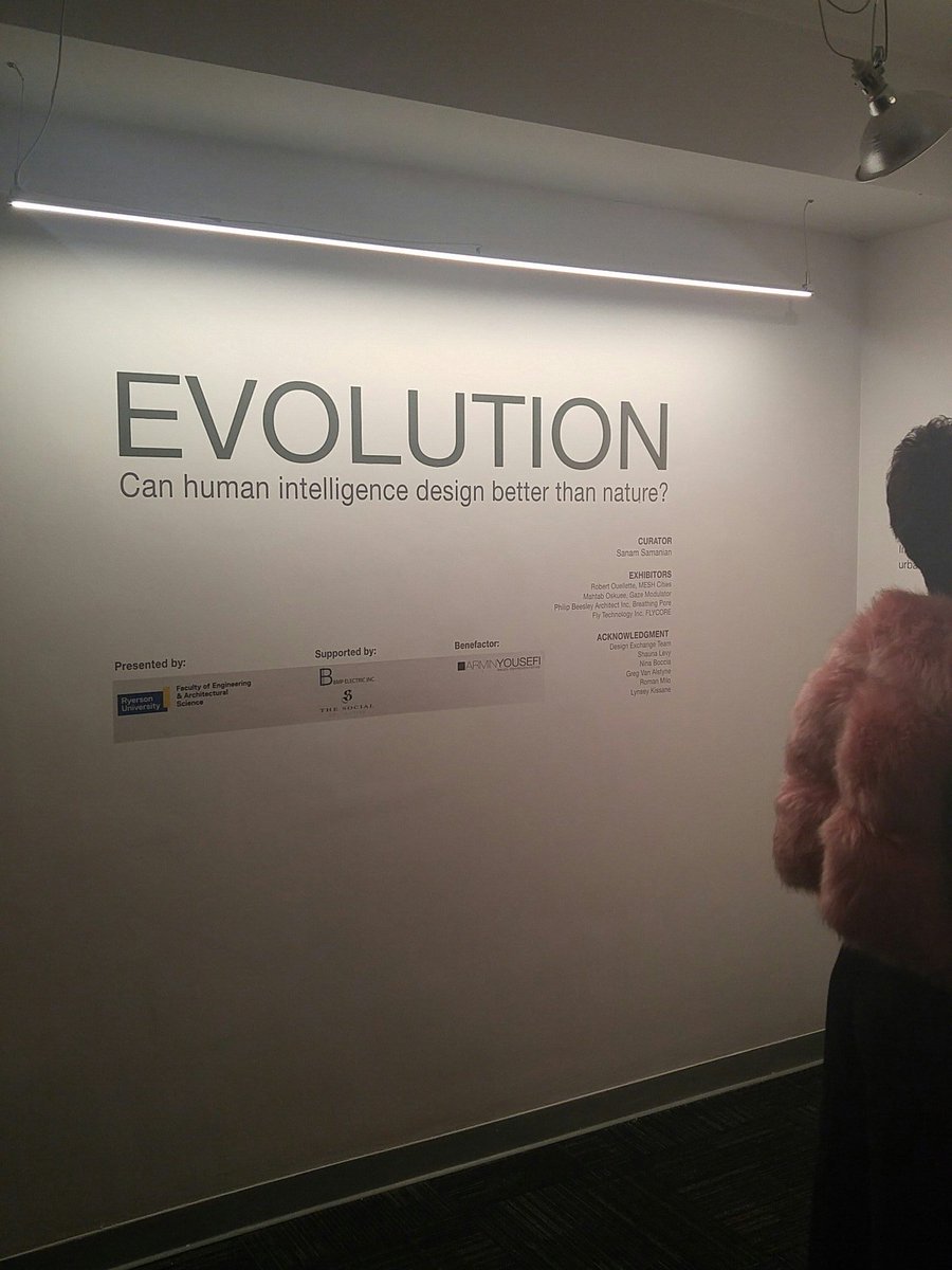 DesignExchange's tweet photo. Tonight is the opening reception for @sanamian's show 'Evolution', being hosted by DX in our lobby #DXCommunity https://t.co/5yyv8EUI9E