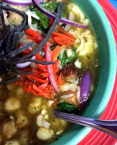HollywoodsHH's tweet photo. Starting TOMORROW for lunch!
Spicy Pozole Verde - Carnitas OR Vegetarian options available.
#pozole #comfortfood #LunchInLA https://t.co/7yty3ZXPvK