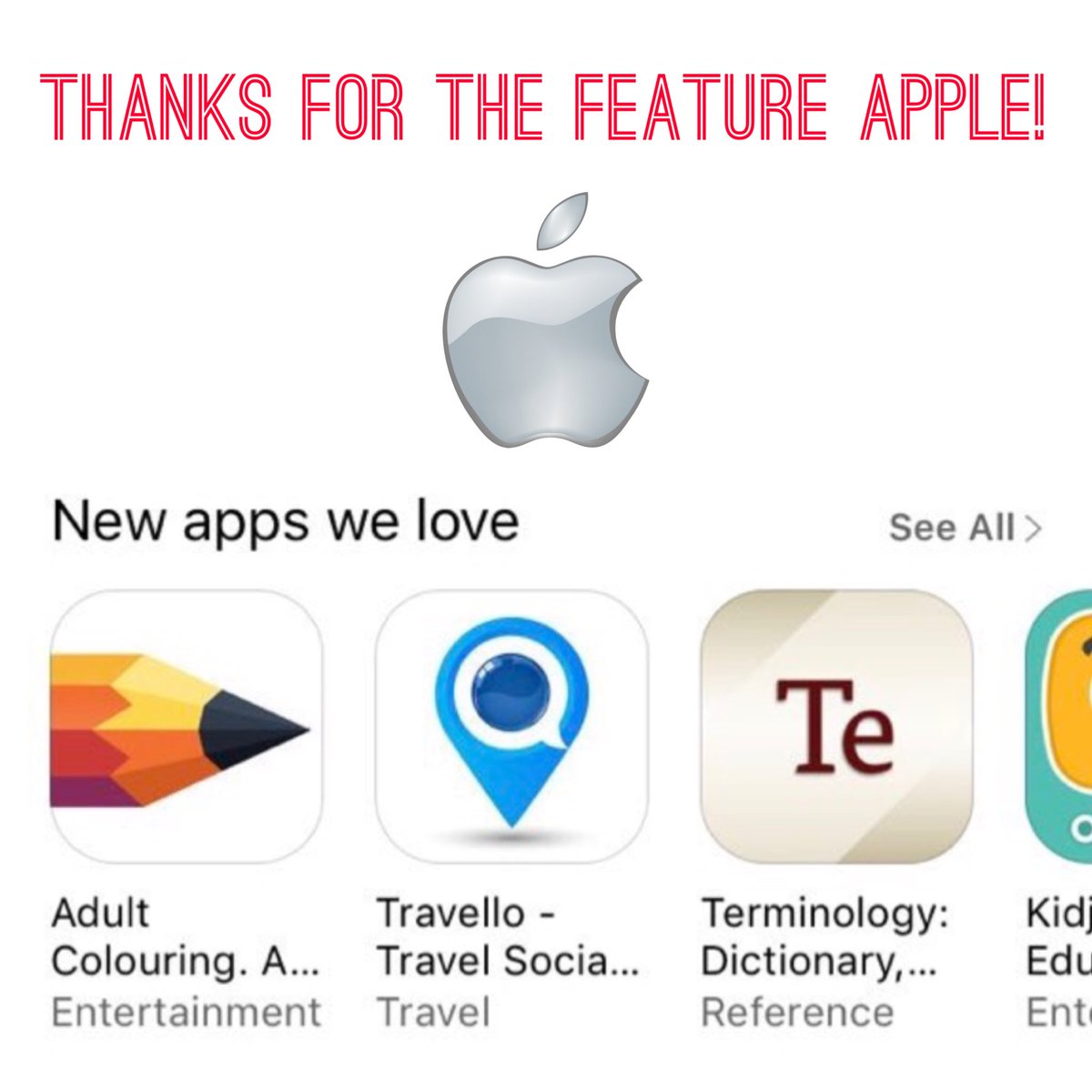 travelloapp's tweet photo. Big thanks to @AppStore for the feature! ๐๐ผ๐๐ผ Well done @travelloapp team! #traveltech #travel #travelblogger #travel #startupaus #startup https://t.co/xLvqPSPP2R