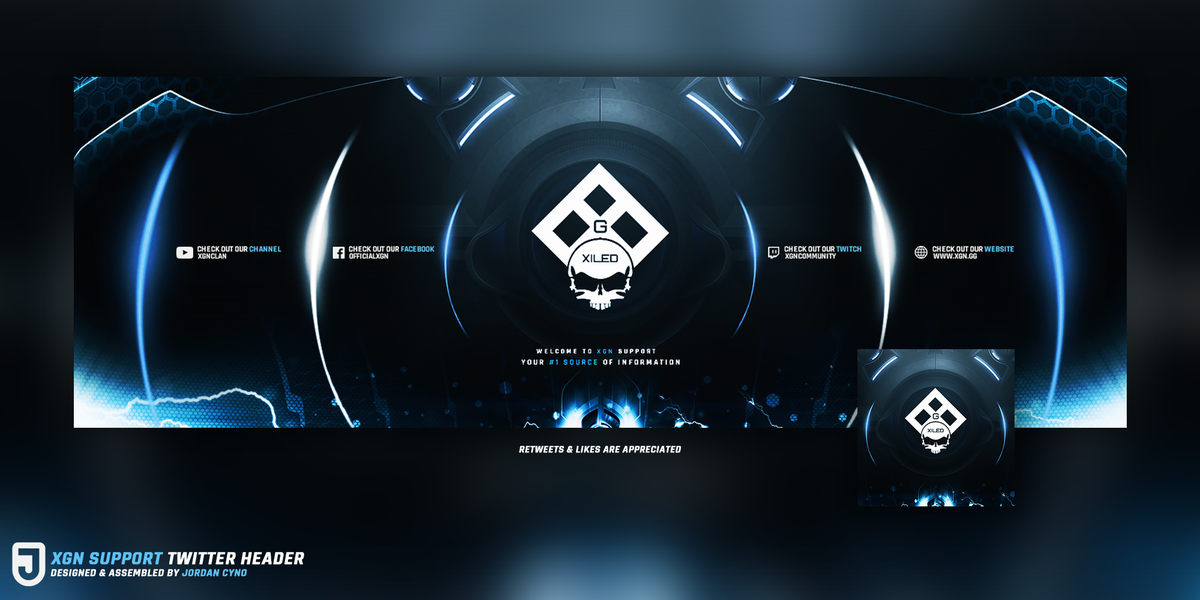 JordanCyno's tweet photo. Twitter Revamp for the homies @XGNSupport Retweets &amp; Likes appreciated! Hope you enjoy https://t.co/DIPeQ7iumf