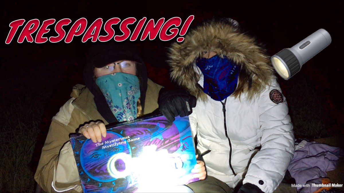 itsyourlauss's tweet photo. NEW VIDEO!!! Almost arrested while overnight trespassing! 
Link in bio💀 https://t.co/rd1oOYJm67