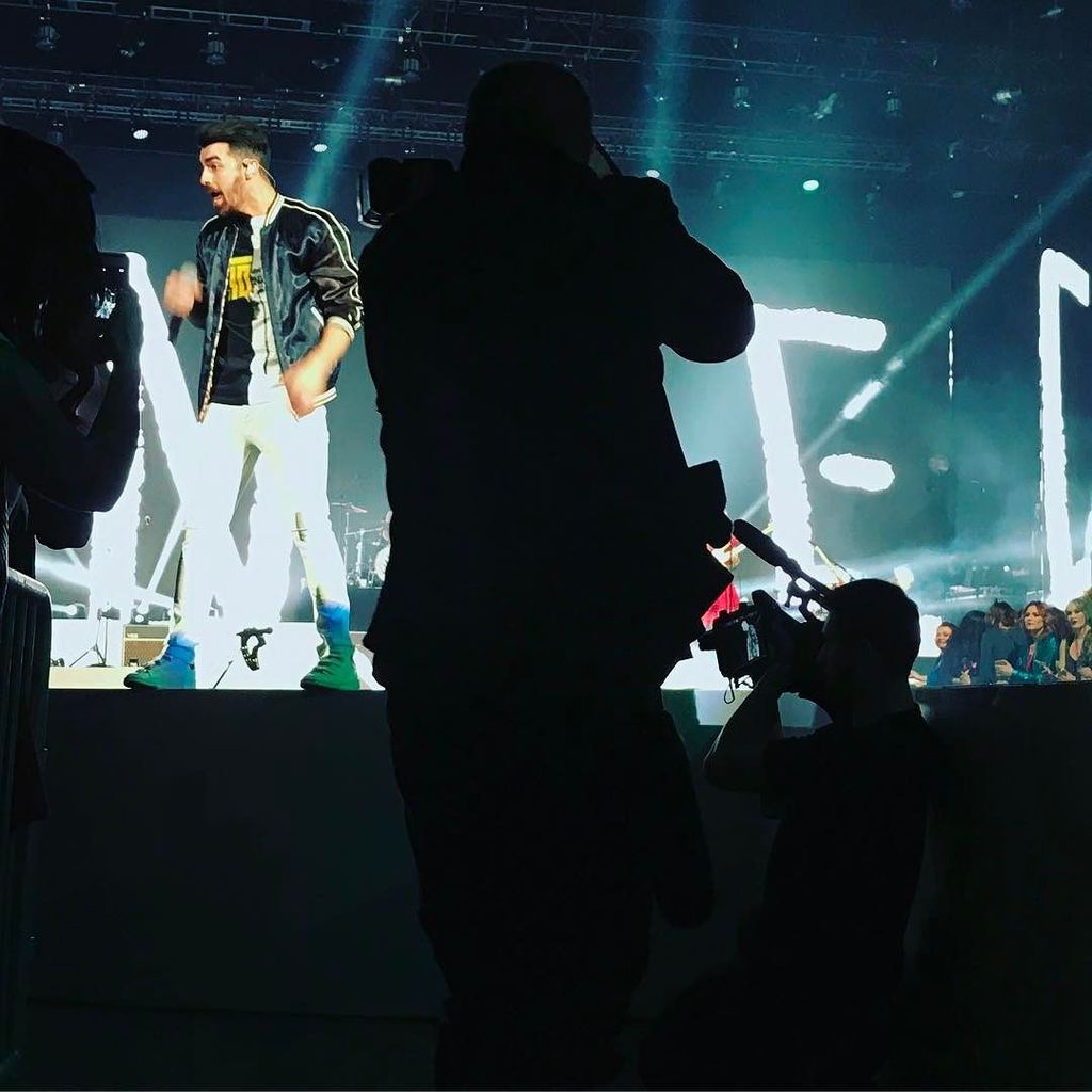CutActionMedia's tweet photo. Shooting the @dnce #redkensymposium2017 @thomasconcordia @thetaverner @simplebox https://t.co/ww6QIzeAul https://t.co/RfiADPNGW3
